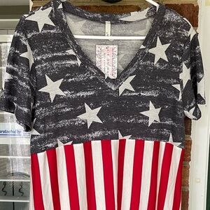 NWOT Hesed Small Patriotic Top 🇺🇸
